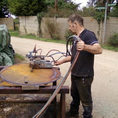 Blacksmith Steve Working